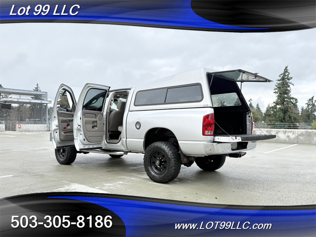 2003 Dodge Ram 3500 SLT Quad Cab 4x4 Cummins 5.9 Turbo Diesel Lifted  Canopy Ranch Bumper - Photo 30 - Milwaukie, OR 97267