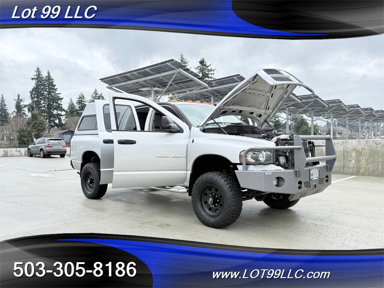 2003 Dodge Ram 3500 SLT Quad Cab 4x4 Cummins 5.9 Turbo Diesel Lifted  Canopy Ranch Bumper - Photo 26 - Milwaukie, OR 97267