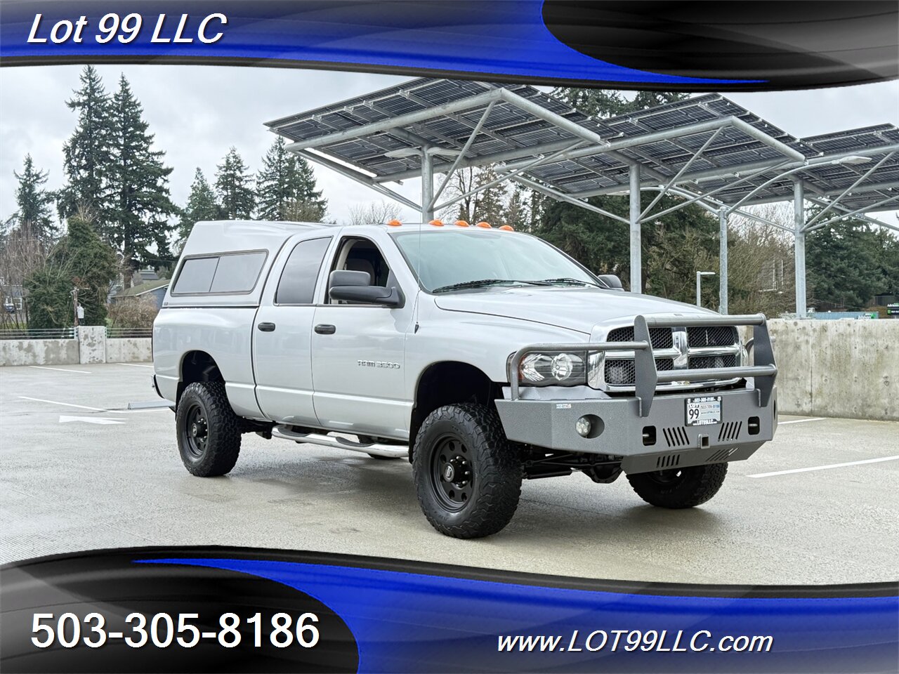 2003 Dodge Ram 3500 SLT Quad Cab 4x4 Cummins 5.9 Turbo Diesel Lifted  Canopy Ranch Bumper - Photo 6 - Milwaukie, OR 97267