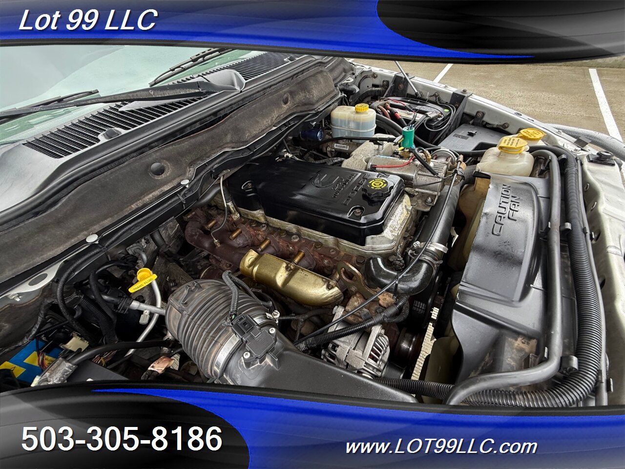 2003 Dodge Ram 3500 SLT Quad Cab 4x4 Cummins 5.9 Turbo Diesel Lifted  Canopy Ranch Bumper - Photo 47 - Milwaukie, OR 97267