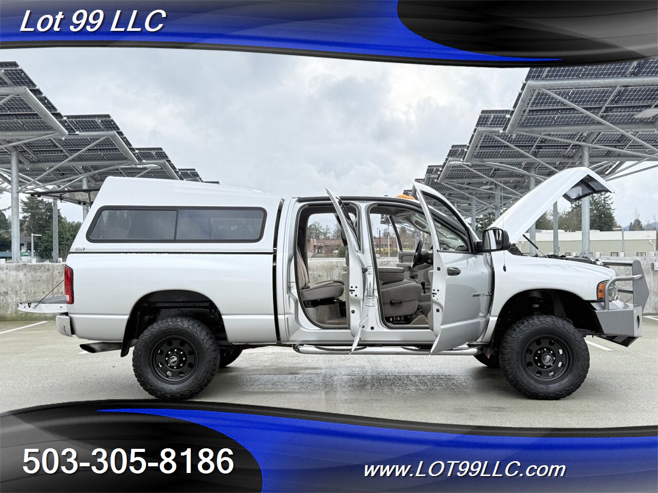 2003 Dodge Ram 3500 SLT Quad Cab 4x4 Cummins 5.9 Turbo Diesel Lifted  Canopy Ranch Bumper - Photo 27 - Milwaukie, OR 97267