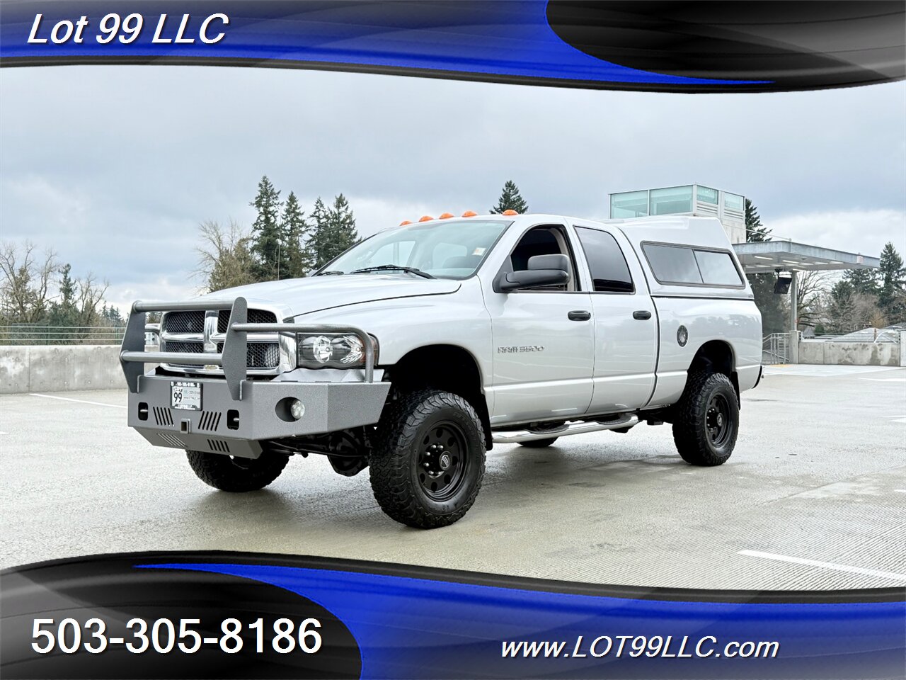 2003 Dodge Ram 3500 SLT Quad Cab 4x4 Cummins 5.9 Turbo Diesel Lifted  Canopy Ranch Bumper - Photo 4 - Milwaukie, OR 97267