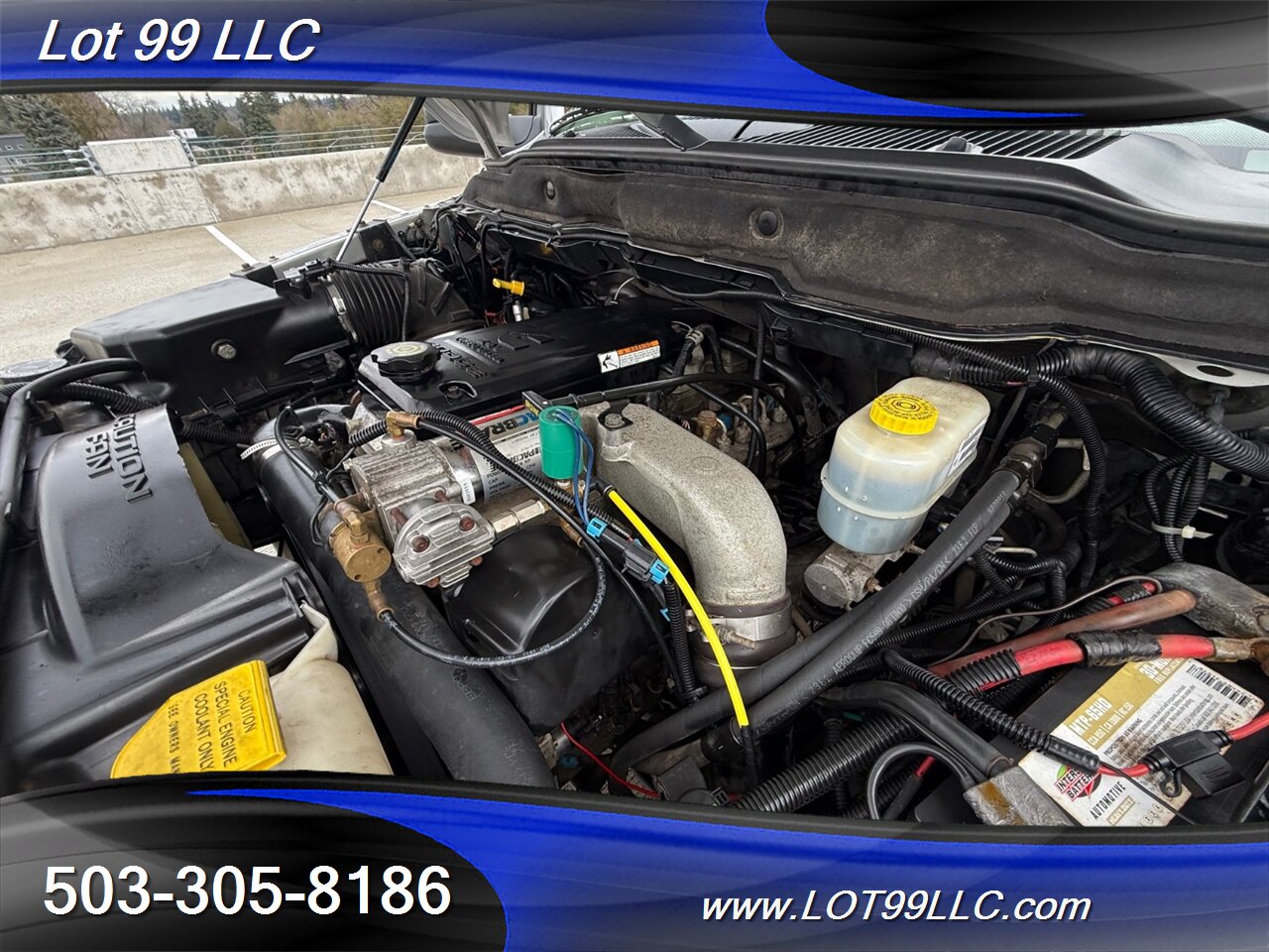 2003 Dodge Ram 3500 SLT Quad Cab 4x4 Cummins 5.9 Turbo Diesel Lifted  Canopy Ranch Bumper - Photo 48 - Milwaukie, OR 97267