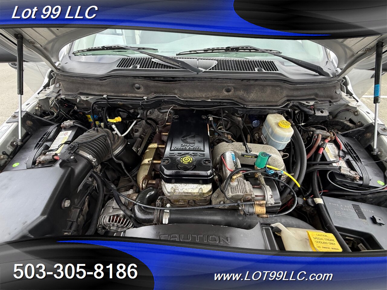 2003 Dodge Ram 3500 SLT Quad Cab 4x4 Cummins 5.9 Turbo Diesel Lifted  Canopy Ranch Bumper - Photo 23 - Milwaukie, OR 97267