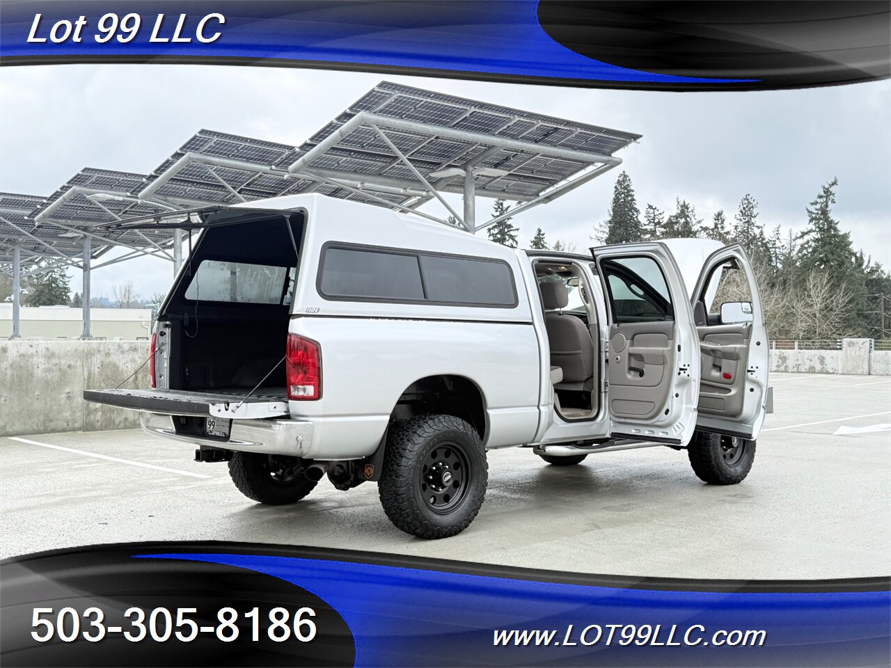 2003 Dodge Ram 3500 SLT Quad Cab 4x4 Cummins 5.9 Turbo Diesel Lifted  Canopy Ranch Bumper - Photo 28 - Milwaukie, OR 97267