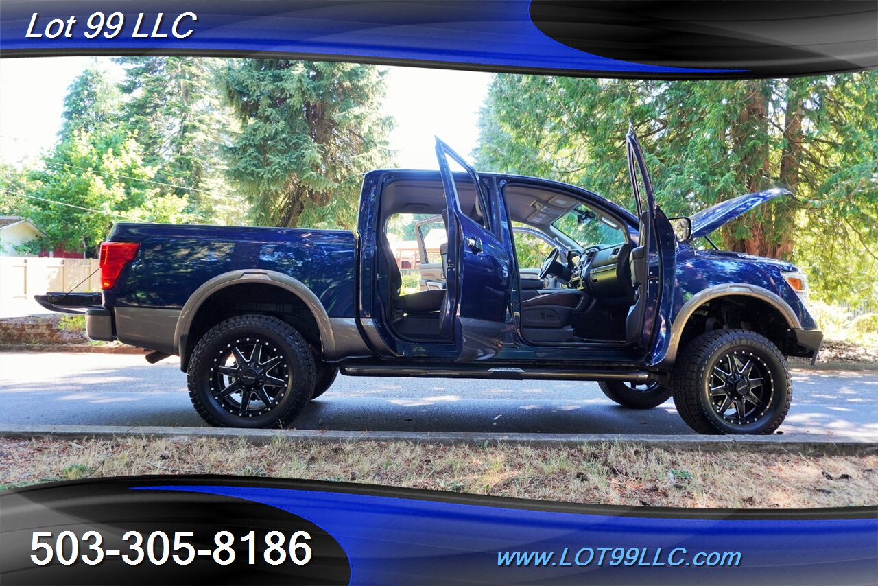 2018 Nissan Titan Platinum Reserve 4X4 V8 5.6 Auto Heated AC Leather  Moon Roof LIFTED Black Wheels LINE NEW TIRES - Photo 30 - Milwaukie, OR 97267
