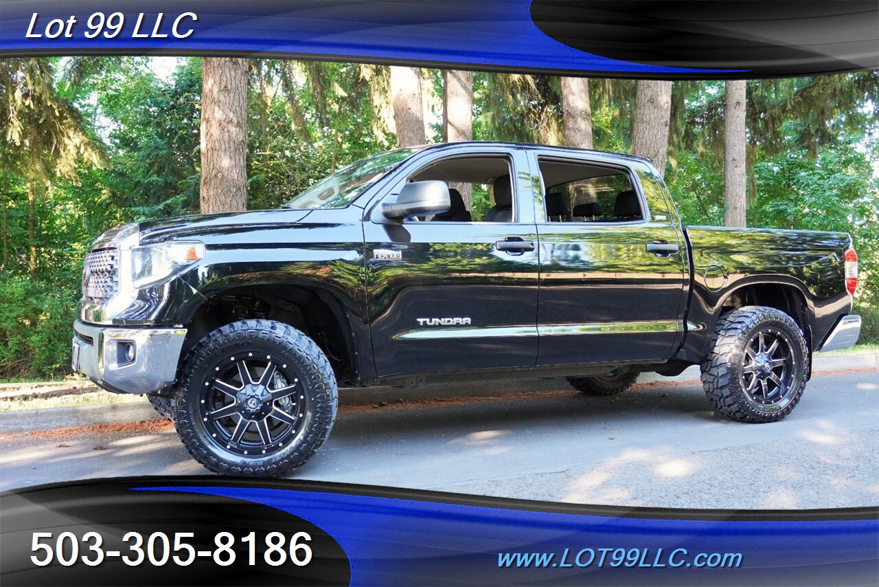 2020 Toyota Tundra SR5 4X4 Crew Max Only 79k LOW miles LIFTED Fuel  Wheels NEW OFF ROAD TIRES 2 OWNERS - Photo 5 - Milwaukie, OR 97267