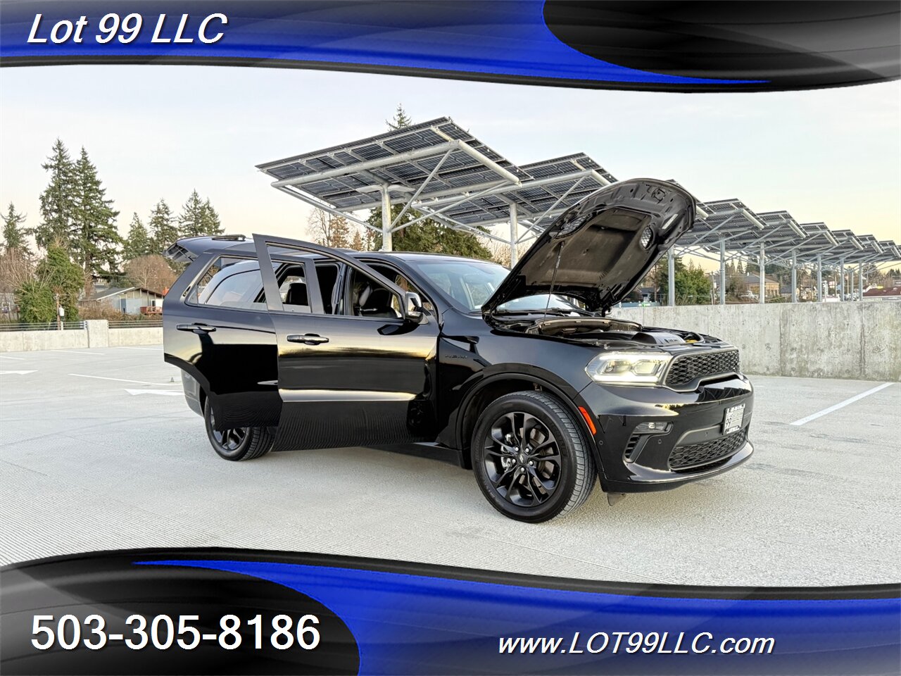 2021 Dodge Durango R/T 4x4 70k 3rd Row Leather Hemi 5.7 V8  Black Top Package 6 Passenger Quad Buckets - Photo 27 - Milwaukie, OR 97267