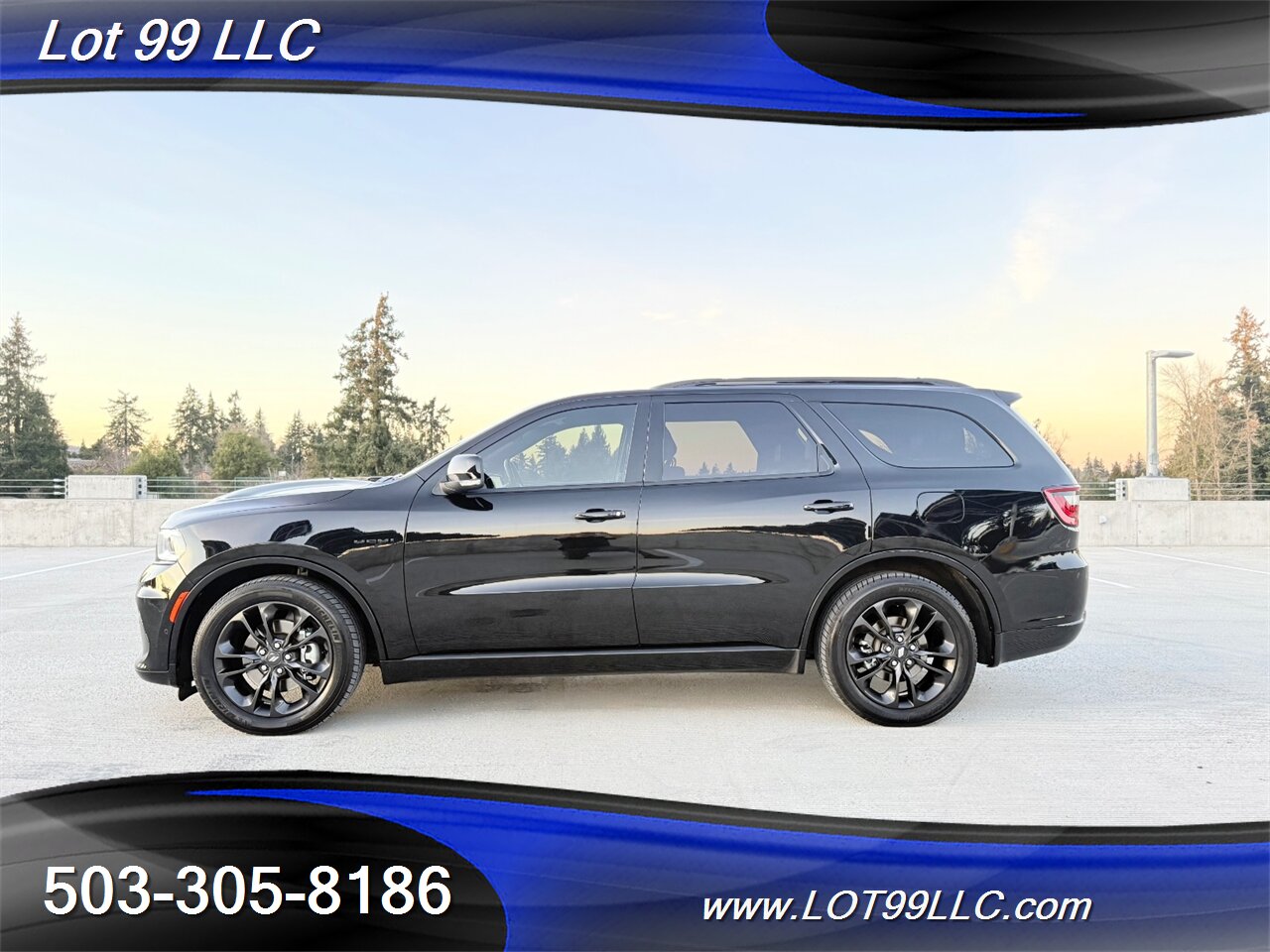 2021 Dodge Durango R/T 4x4 70k 3rd Row Leather Hemi 5.7 V8  Black Top Package 6 Passenger Quad Buckets - Photo 1 - Milwaukie, OR 97267