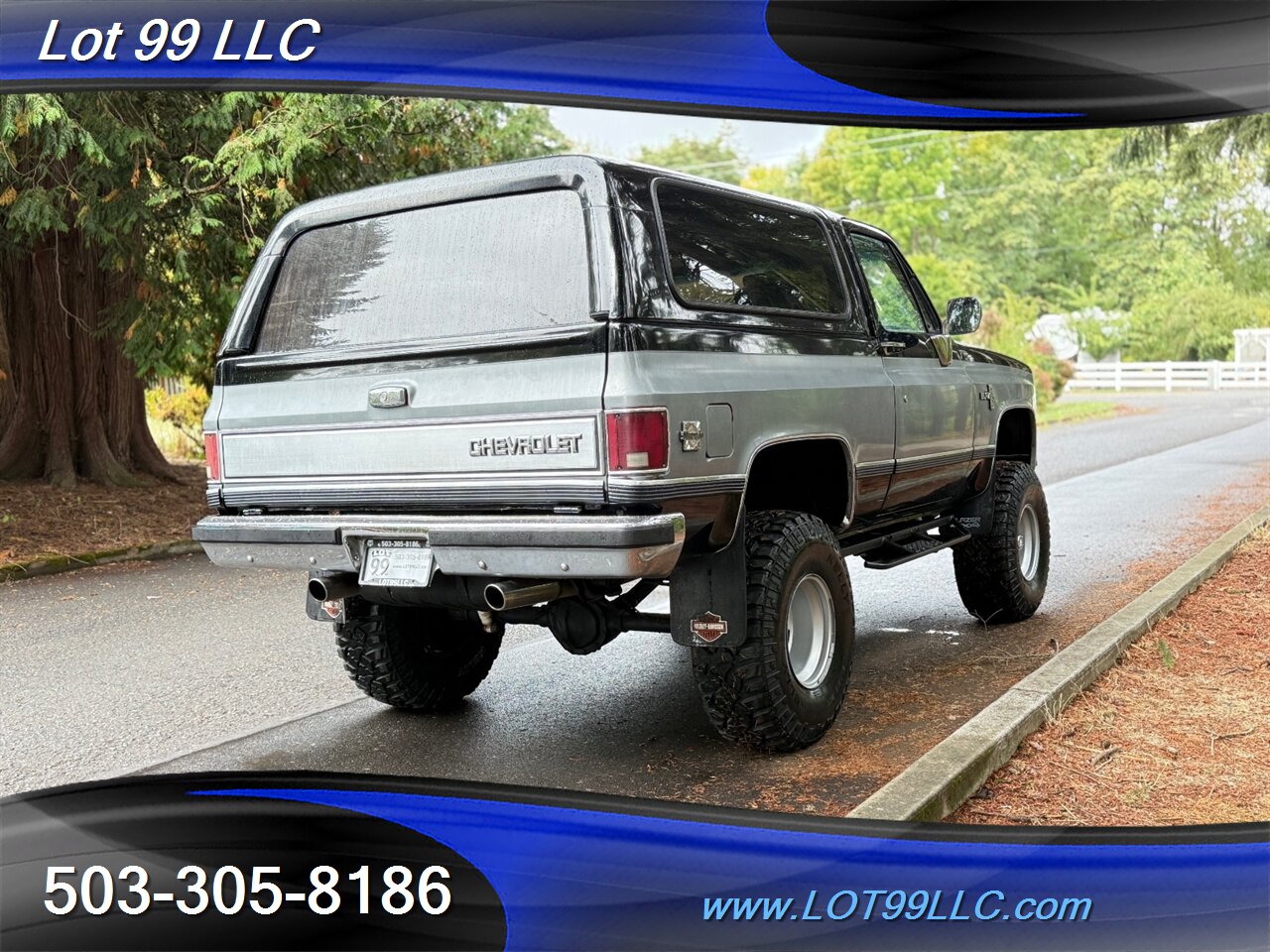 1987 Chevrolet Blazer Lifted 4x4 New 35 " Tires Winch Removable Top   - Photo 8 - Milwaukie, OR 97267