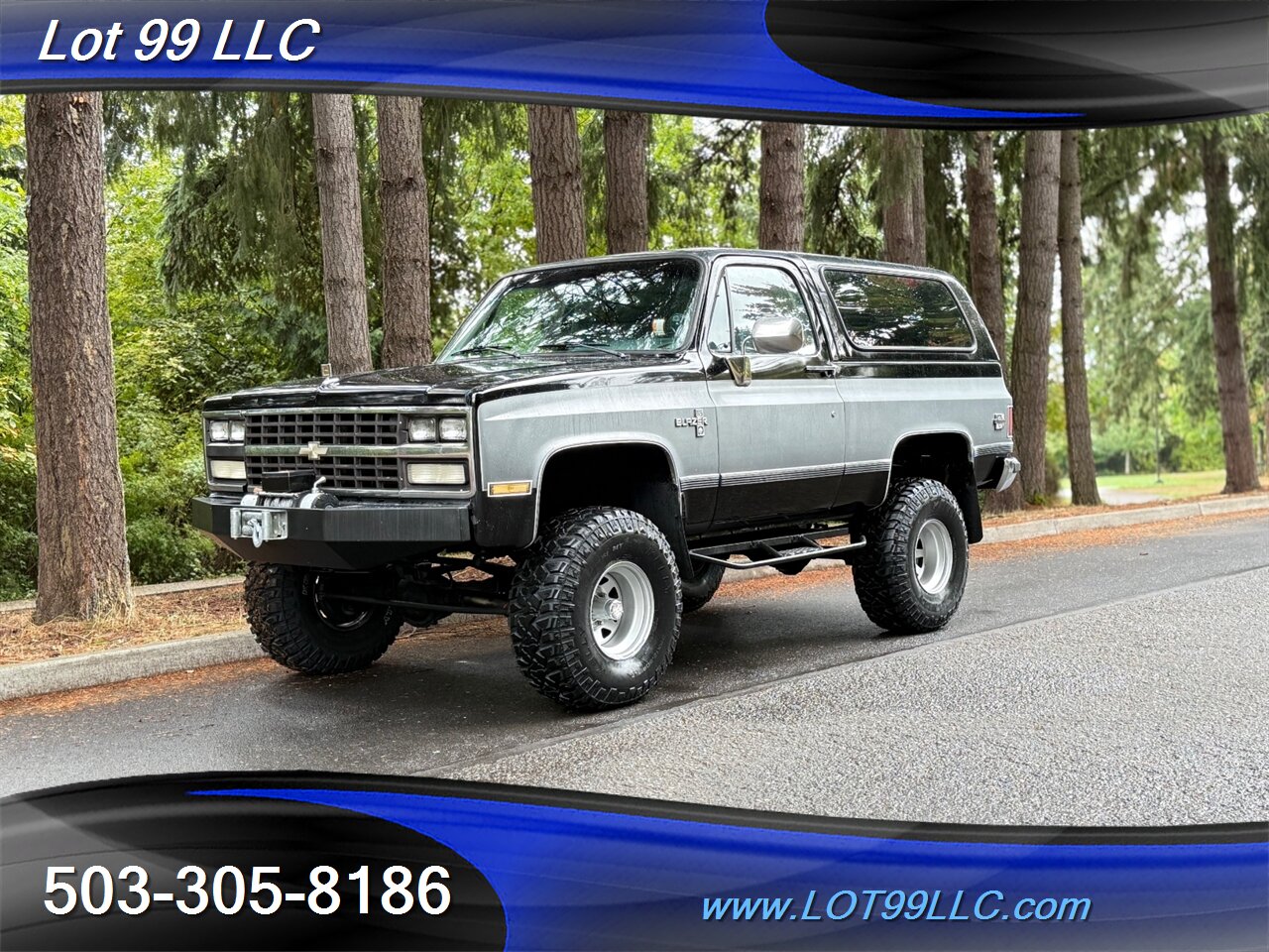 1987 Chevrolet Blazer Lifted 4x4 New 35 " Tires Winch Removable Top   - Photo 4 - Milwaukie, OR 97267