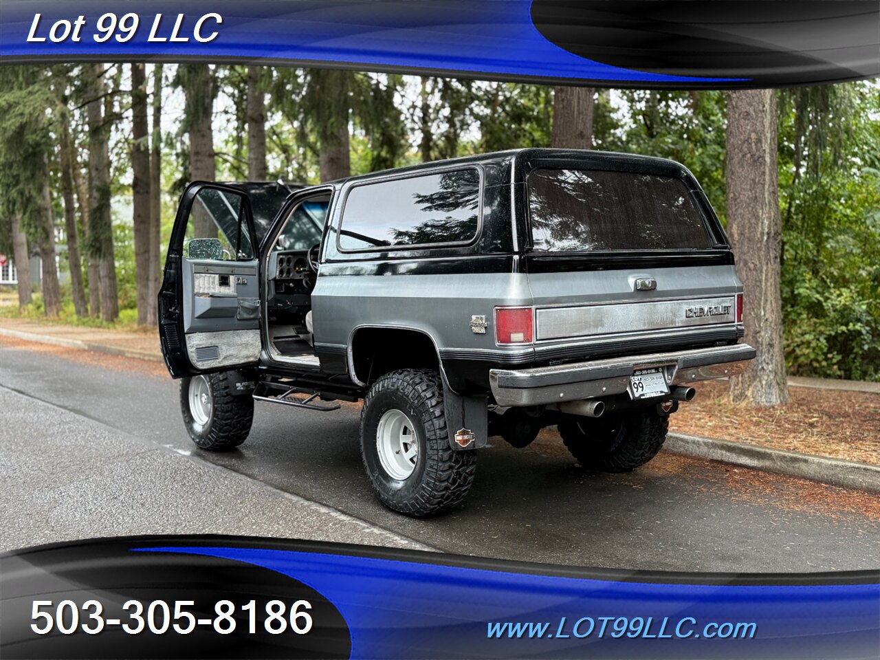 1987 Chevrolet Blazer Lifted 4x4 New 35 " Tires Winch Removable Top   - Photo 42 - Milwaukie, OR 97267