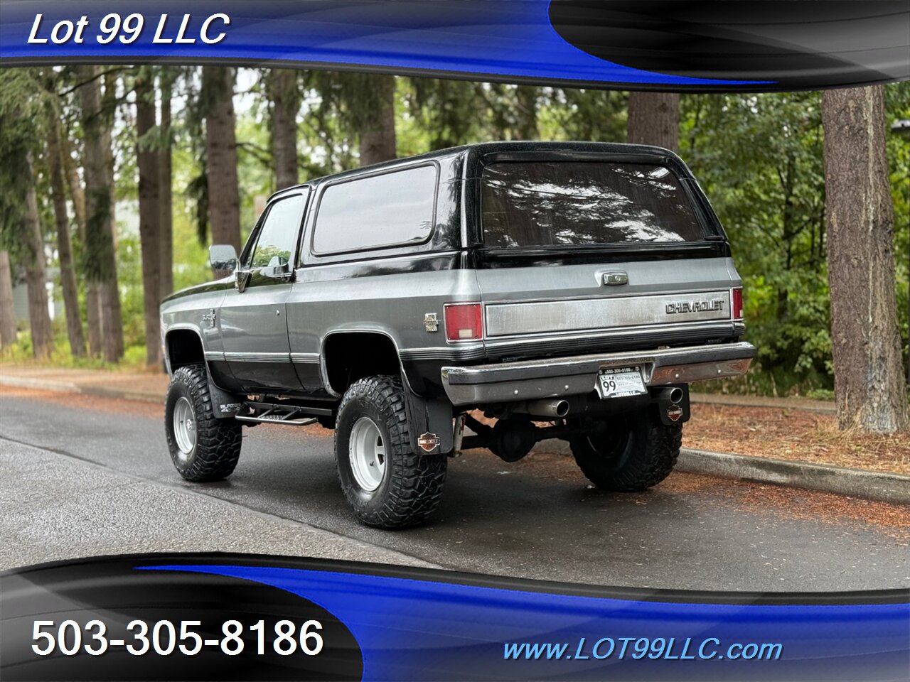 1987 Chevrolet Blazer Lifted 4x4 New 35 " Tires Winch Removable Top   - Photo 10 - Milwaukie, OR 97267