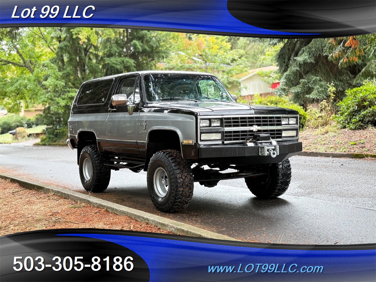 1987 Chevrolet Blazer Lifted 4x4 New 35 " Tires Winch Removable Top   - Photo 6 - Milwaukie, OR 97267