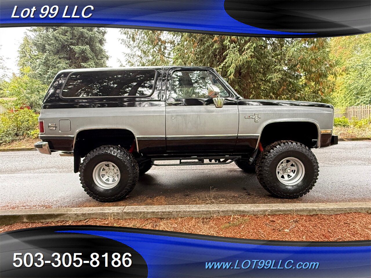 1987 Chevrolet Blazer Lifted 4x4 New 35 " Tires Winch Removable Top   - Photo 7 - Milwaukie, OR 97267