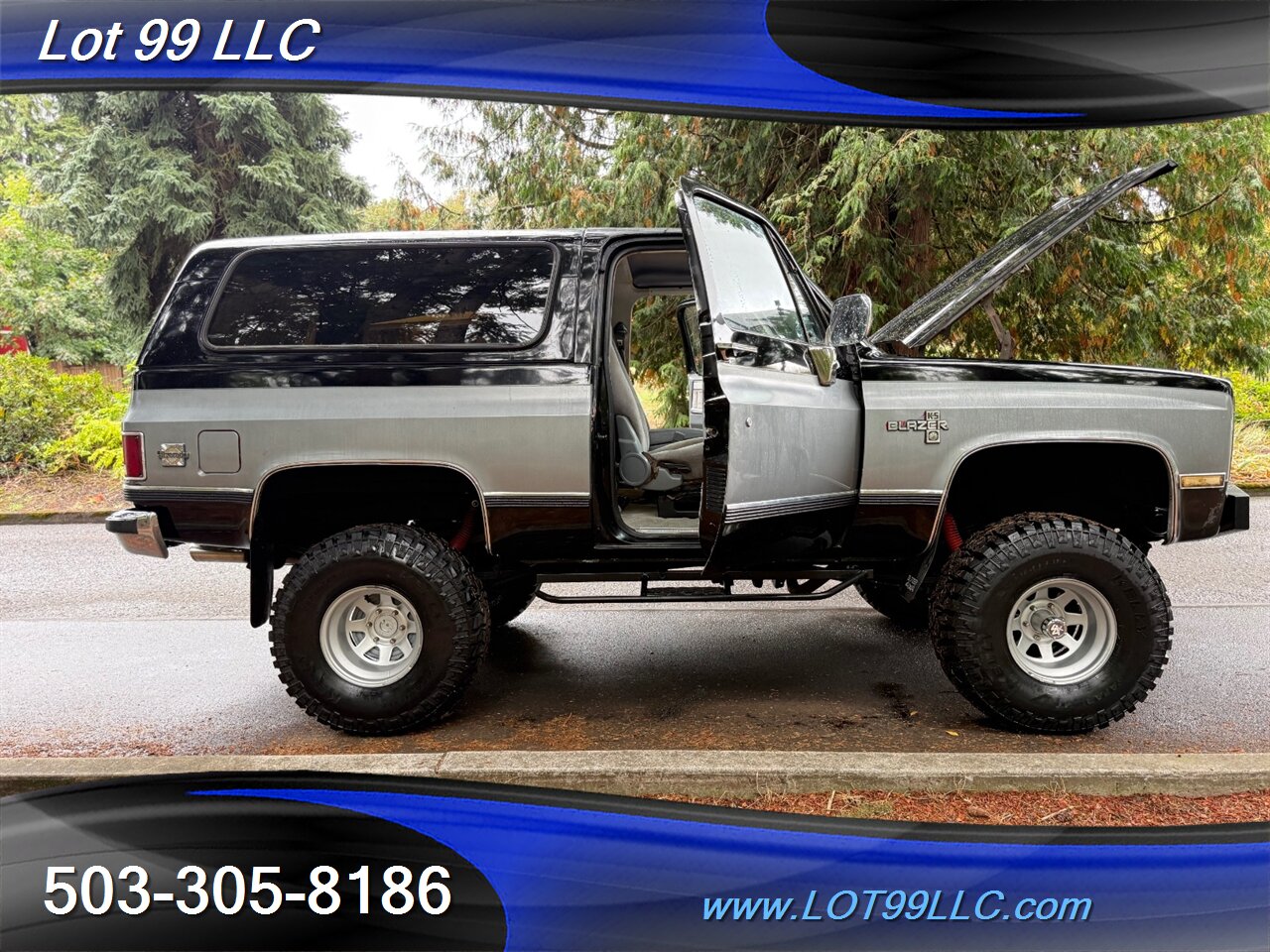 1987 Chevrolet Blazer Lifted 4x4 New 35 " Tires Winch Removable Top   - Photo 39 - Milwaukie, OR 97267