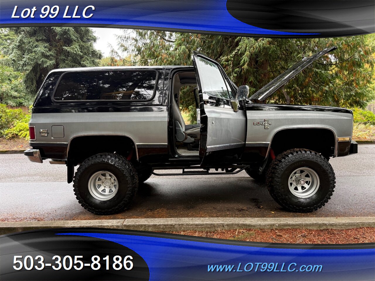 1987 Chevrolet Blazer Lifted 4x4 New 35 " Tires Winch Removable Top   - Photo 21 - Milwaukie, OR 97267