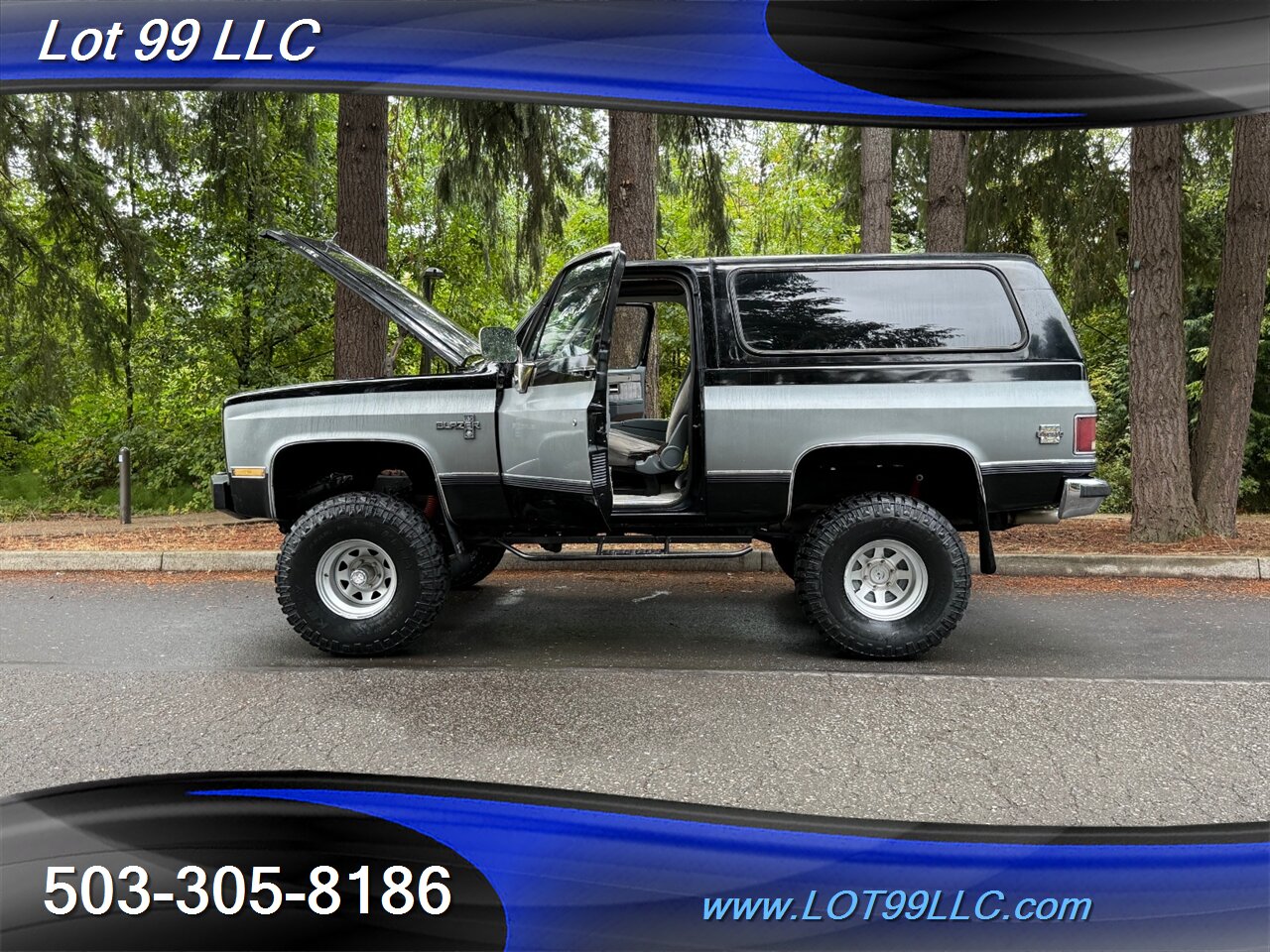 1987 Chevrolet Blazer Lifted 4x4 New 35 " Tires Winch Removable Top   - Photo 31 - Milwaukie, OR 97267