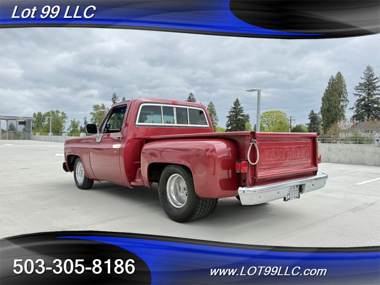 1979 GMC Scottsdale C10 Step Side Healthy ATK Crate 350 V8 Th350  New Hoosiers 4 Link New Shock & Springs - Photo 9 - Milwaukie, OR 97267