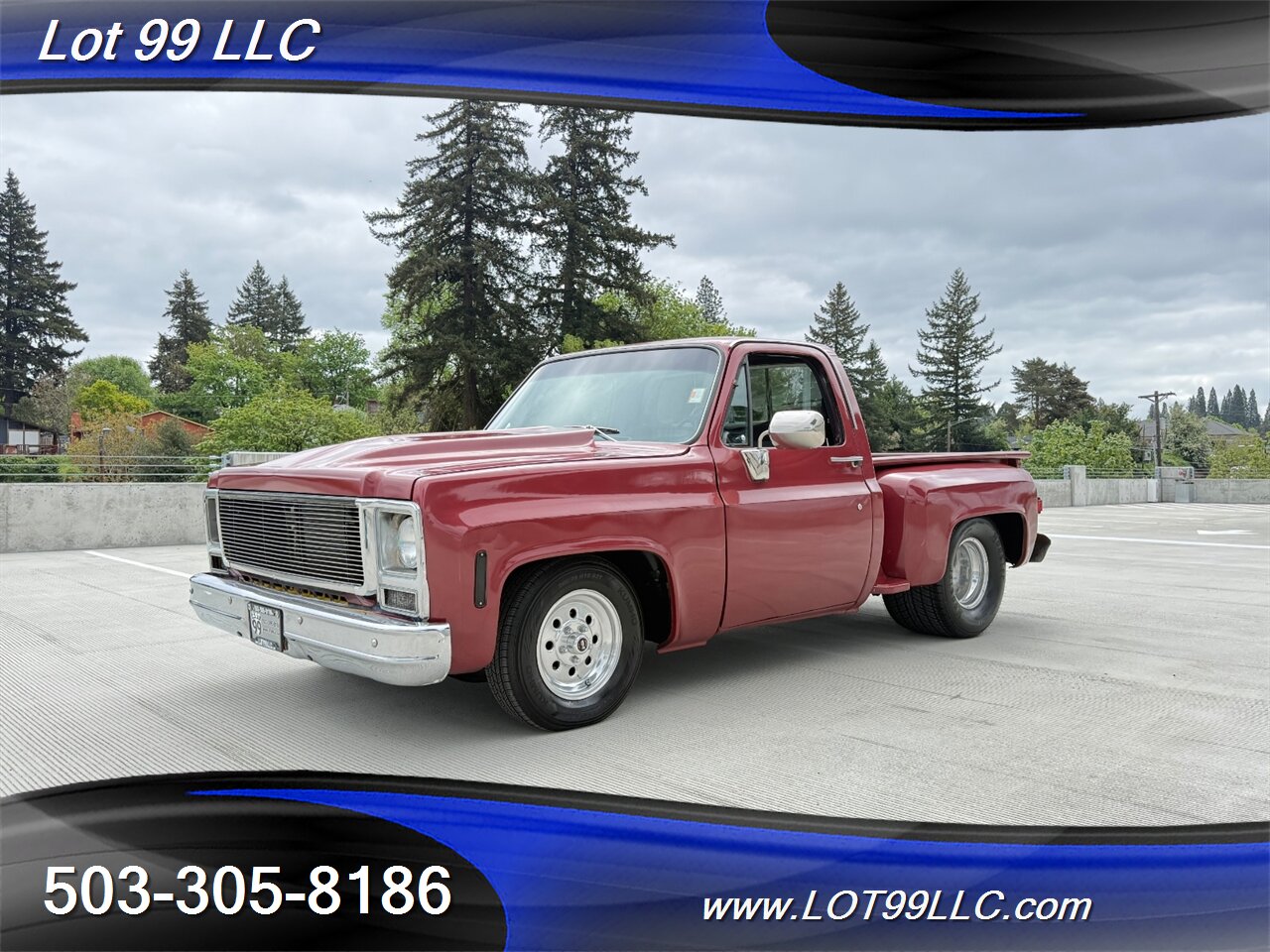 1979 GMC Scottsdale C10 Step Side Healthy ATK Crate 350 V8 Th350  New Hoosiers 4 Link New Shock & Springs - Photo 3 - Milwaukie, OR 97267