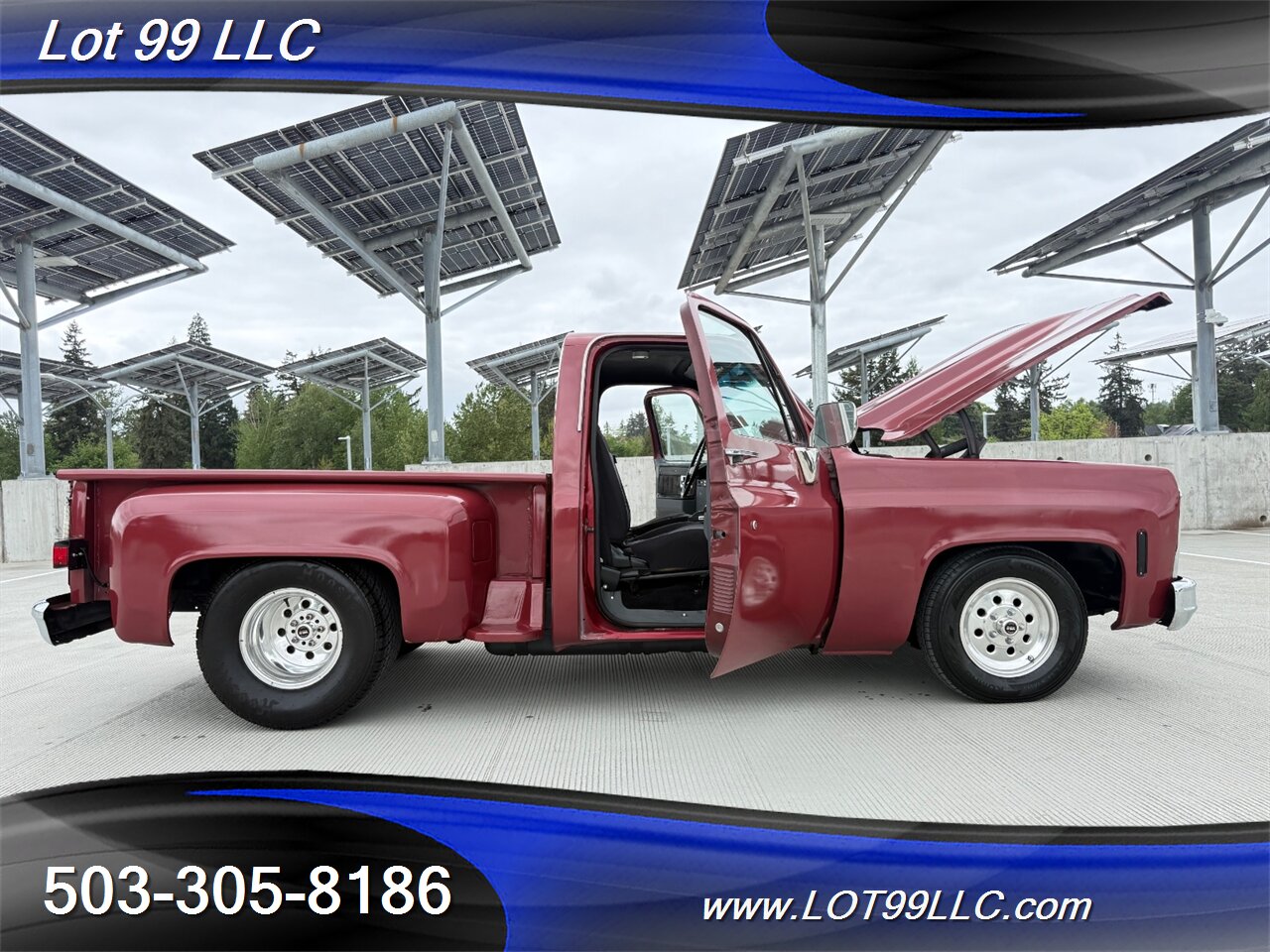 1979 GMC Scottsdale C10 Step Side Healthy ATK Crate 350 V8 Th350  New Hoosiers 4 Link New Shock & Springs - Photo 17 - Milwaukie, OR 97267