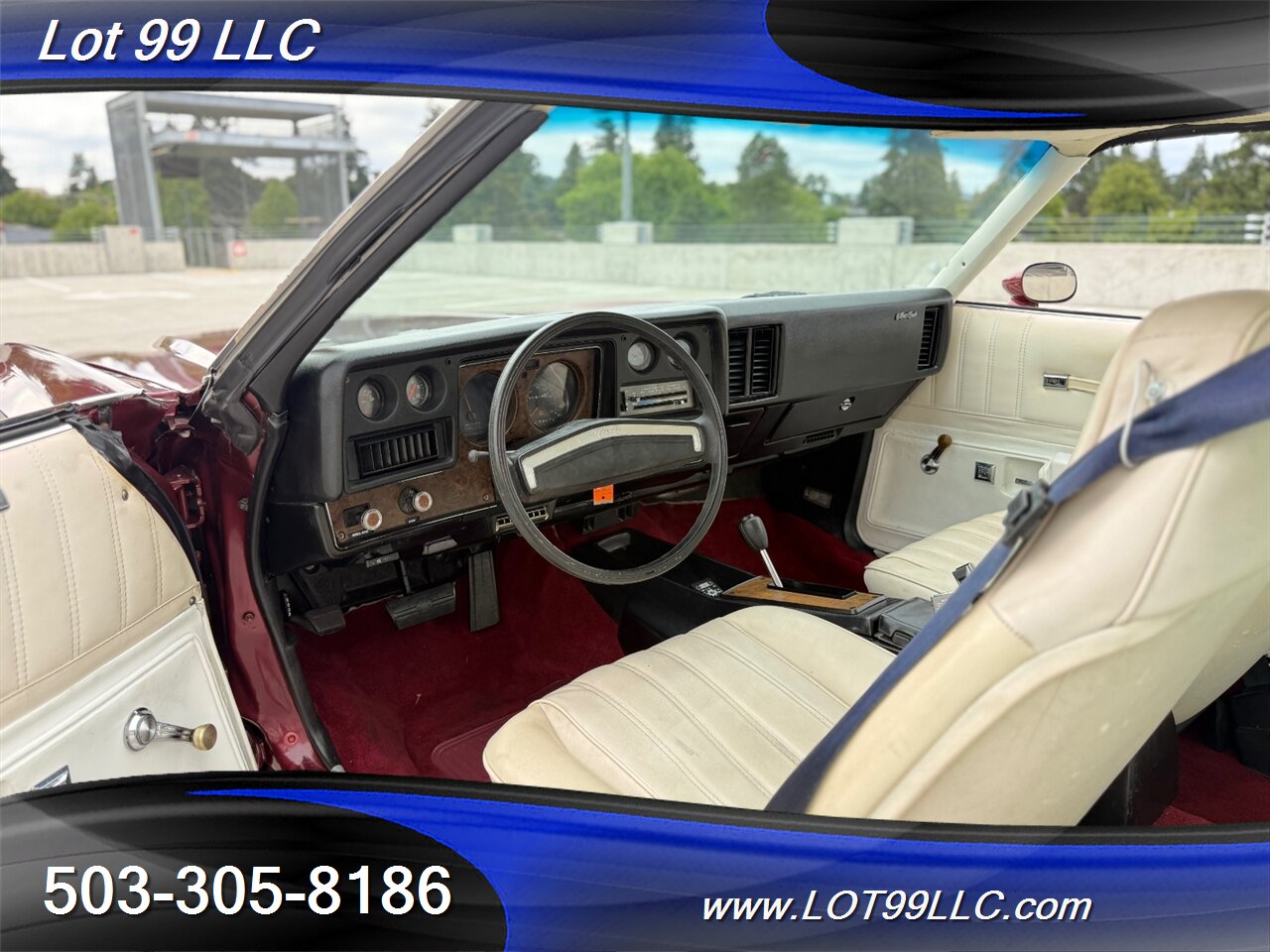 1976 Chevrolet Monte Carlo White Leather Bucket Seats   - Photo 33 - Milwaukie, OR 97267