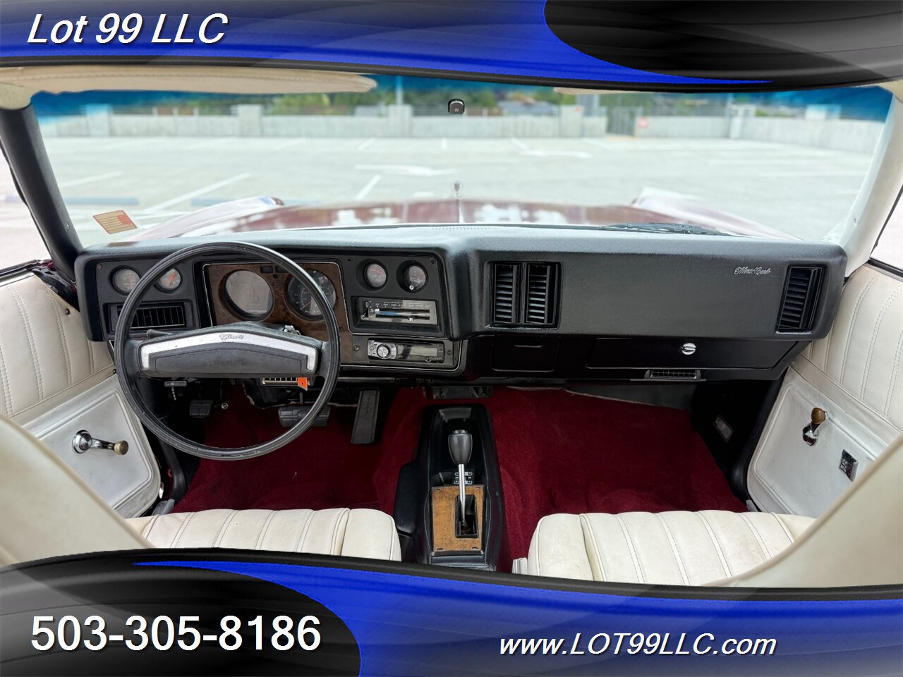 1976 Chevrolet Monte Carlo White Leather Bucket Seats   - Photo 11 - Milwaukie, OR 97267