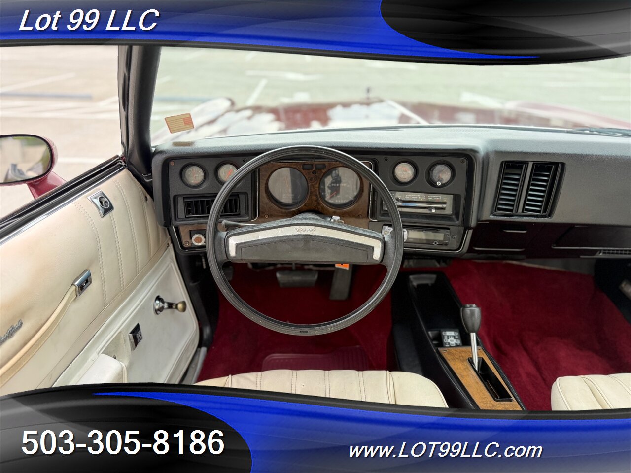 1976 Chevrolet Monte Carlo White Leather Bucket Seats   - Photo 34 - Milwaukie, OR 97267