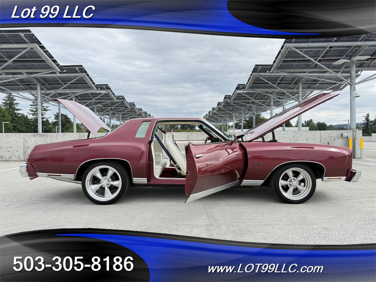 1976 Chevrolet Monte Carlo White Leather Bucket Seats   - Photo 17 - Milwaukie, OR 97267