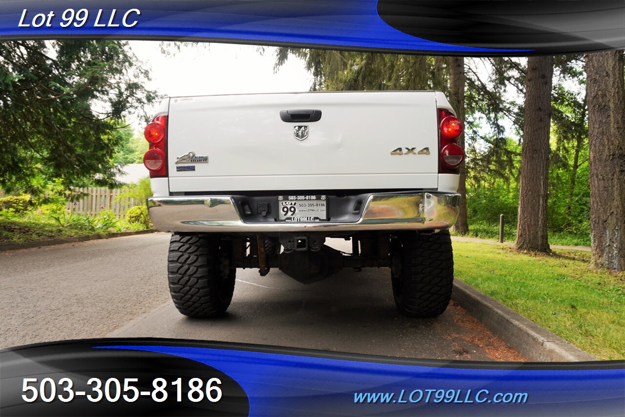 2008 Dodge Ram 3500 SLT 4x4 6.7L CUMMINS Diesel LONG BED Lifted 20S  Wheels Brand New 40X13.520 OFF ROAD TIRES - Photo 10 - Milwaukie, OR 97267