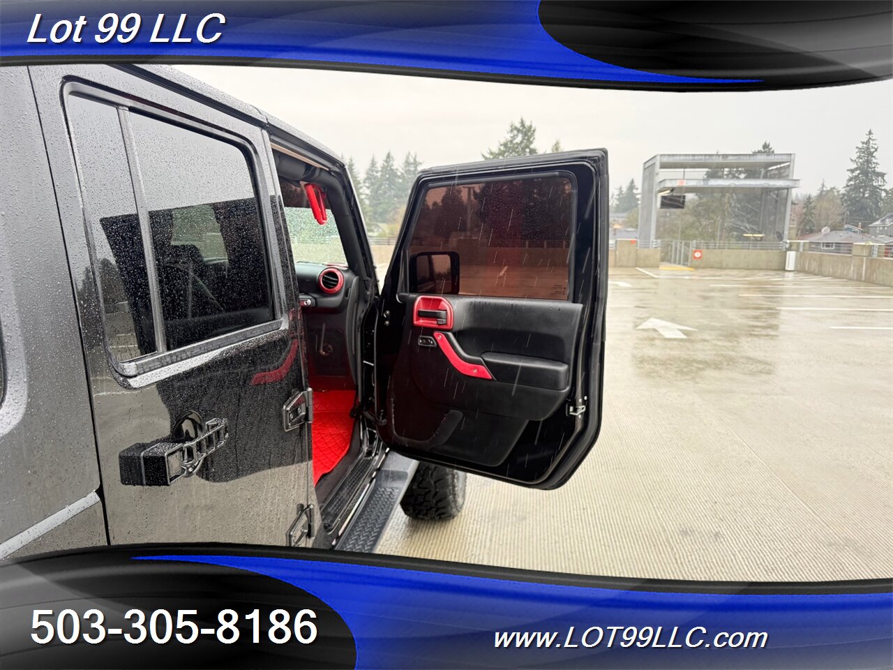 2018 Jeep Wrangler Sahara ** Red Leather Interior**  New 35 " Tires 20 " Wheels - Photo 50 - Milwaukie, OR 97267