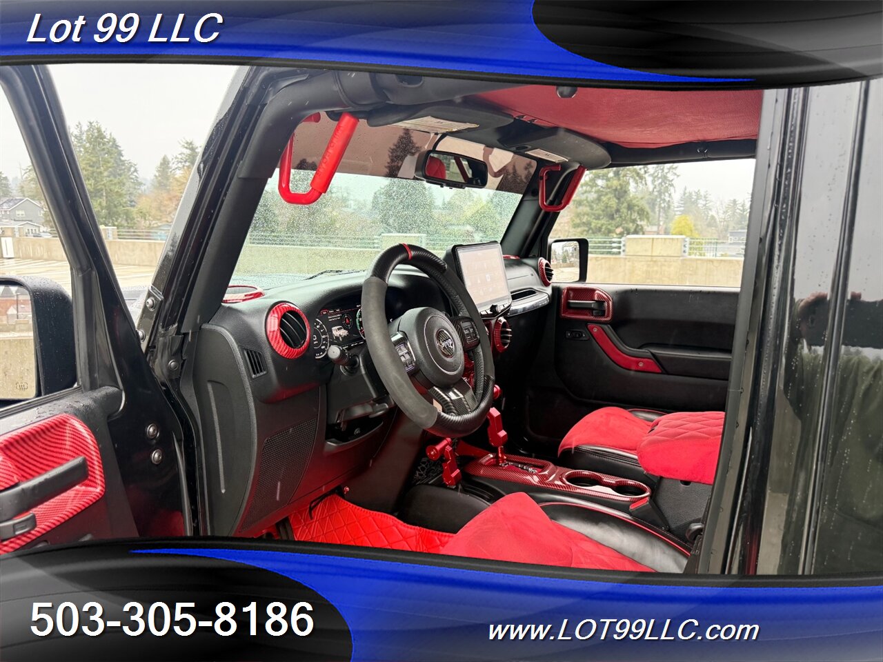 2018 Jeep Wrangler Sahara ** Red Leather Interior**  New 35 " Tires 20 " Wheels - Photo 28 - Milwaukie, OR 97267
