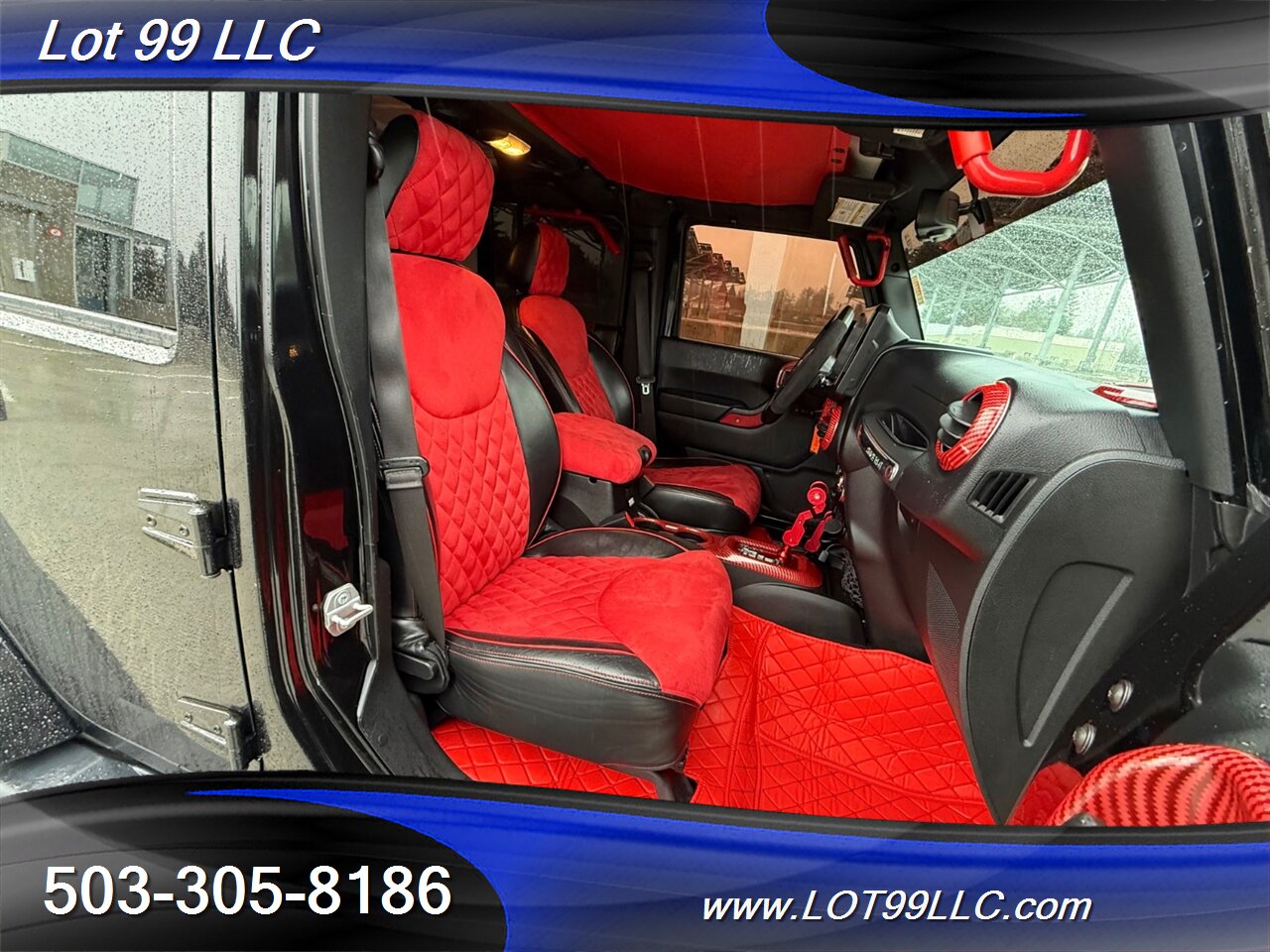 2018 Jeep Wrangler Sahara ** Red Leather Interior**  New 35 " Tires 20 " Wheels - Photo 34 - Milwaukie, OR 97267