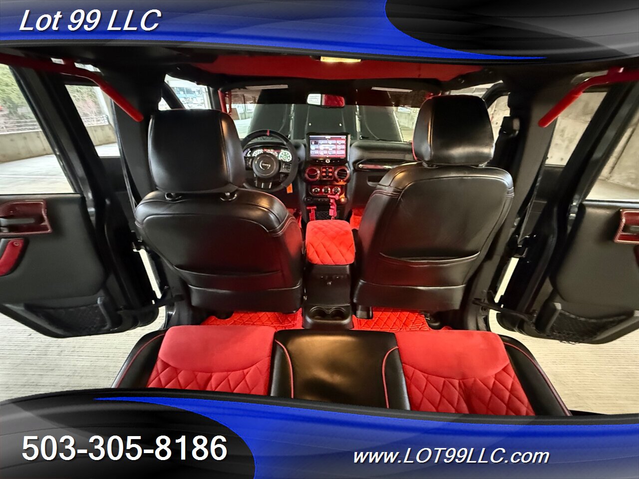 2018 Jeep Wrangler Sahara ** Red Leather Interior**  New 35 " Tires 20 " Wheels - Photo 37 - Milwaukie, OR 97267