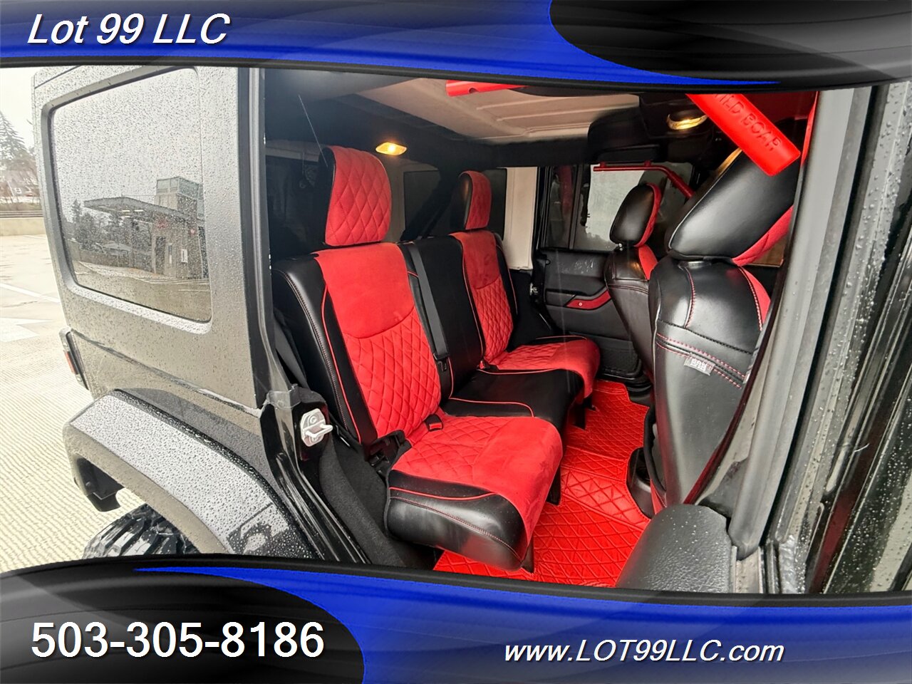 2018 Jeep Wrangler Sahara ** Red Leather Interior**  New 35 " Tires 20 " Wheels - Photo 36 - Milwaukie, OR 97267