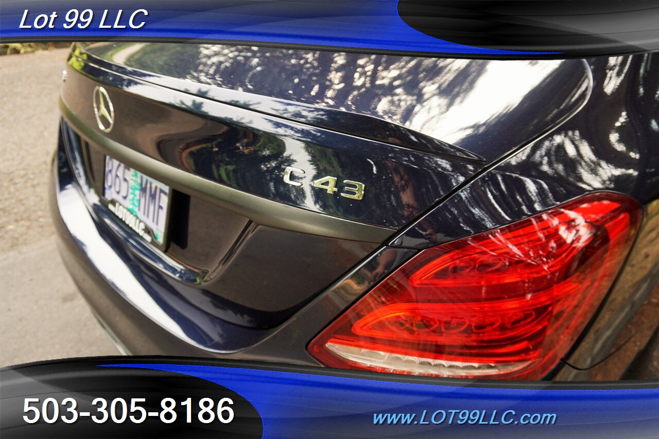 2017 Mercedes-Benz AMG C 43 Sedan Only 91K Heated Leather Pano Roof - Photo 35 - Milwaukie, OR 97267