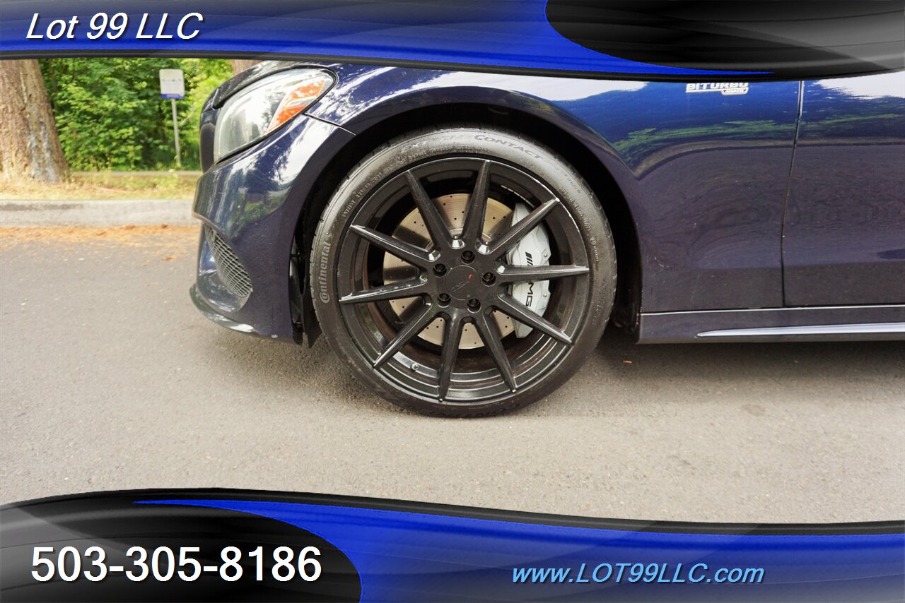 2017 Mercedes-Benz AMG C 43 Sedan Only 91K Heated Leather Pano Roof - Photo 40 - Milwaukie, OR 97267