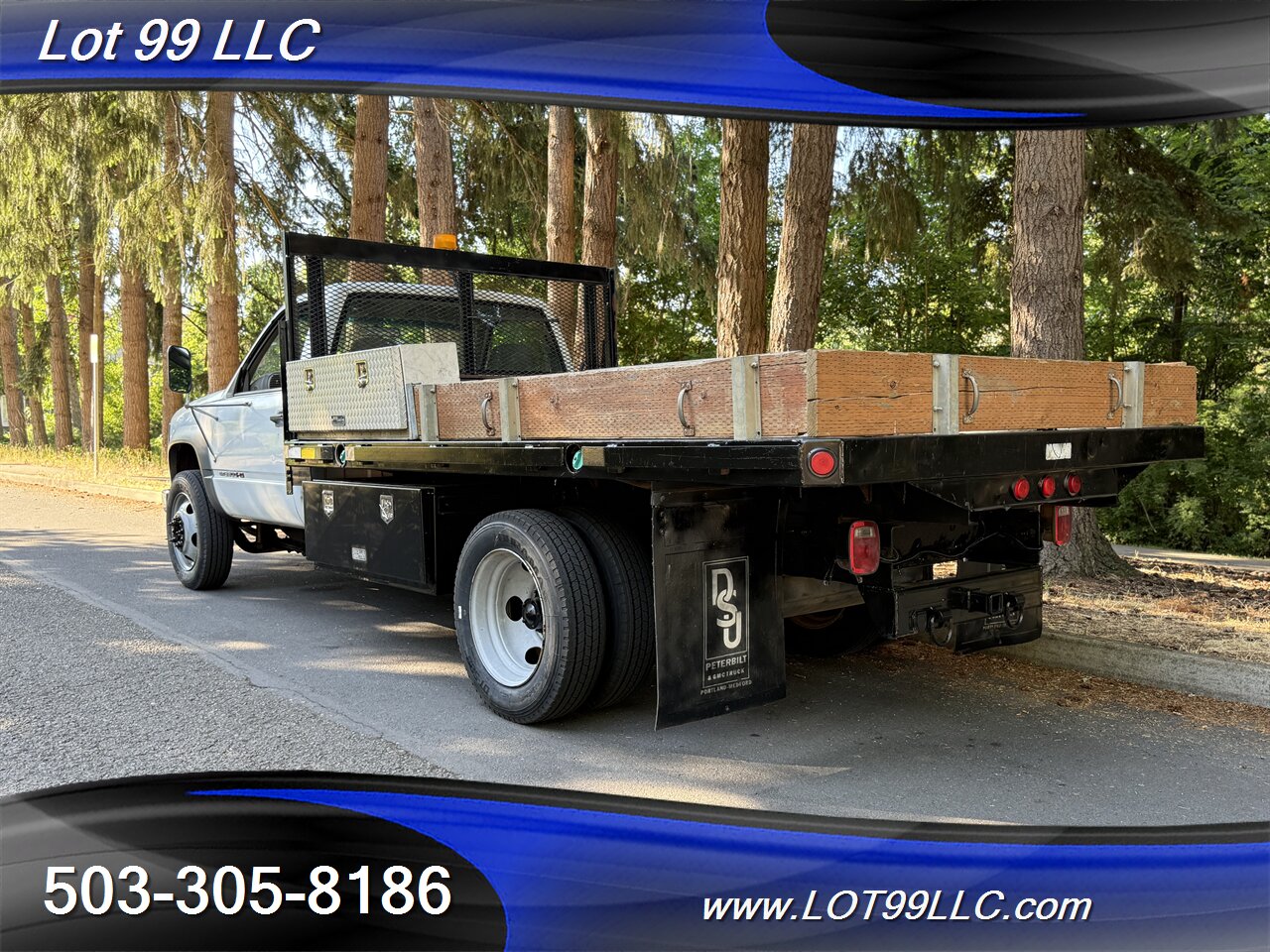 2002 GMC Sierra 3500 6.5 Diesel NEW TIRES Flat Bed Dually   - Photo 10 - Milwaukie, OR 97267
