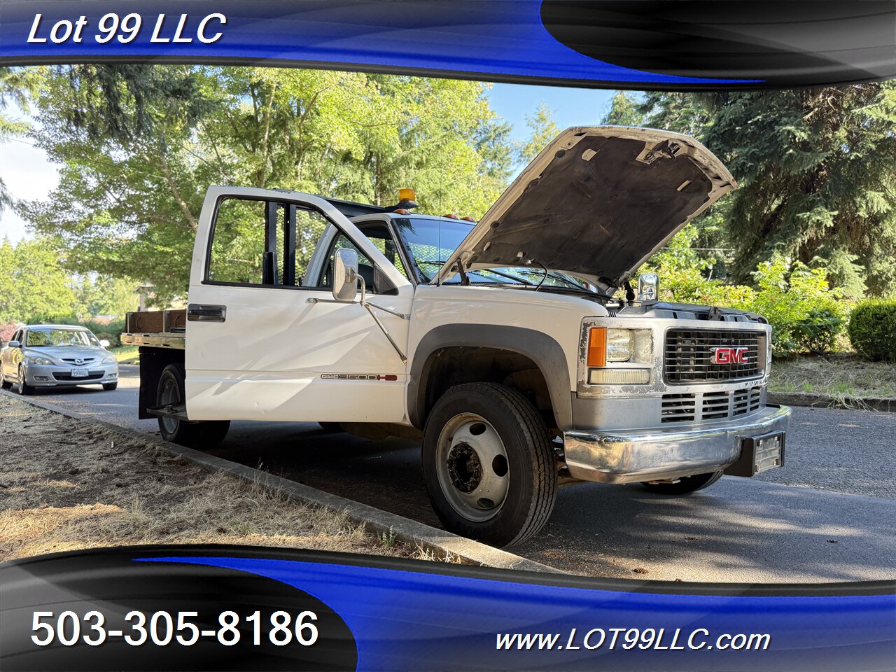 2002 GMC Sierra 3500 6.5 Diesel NEW TIRES Flat Bed Dually   - Photo 31 - Milwaukie, OR 97267