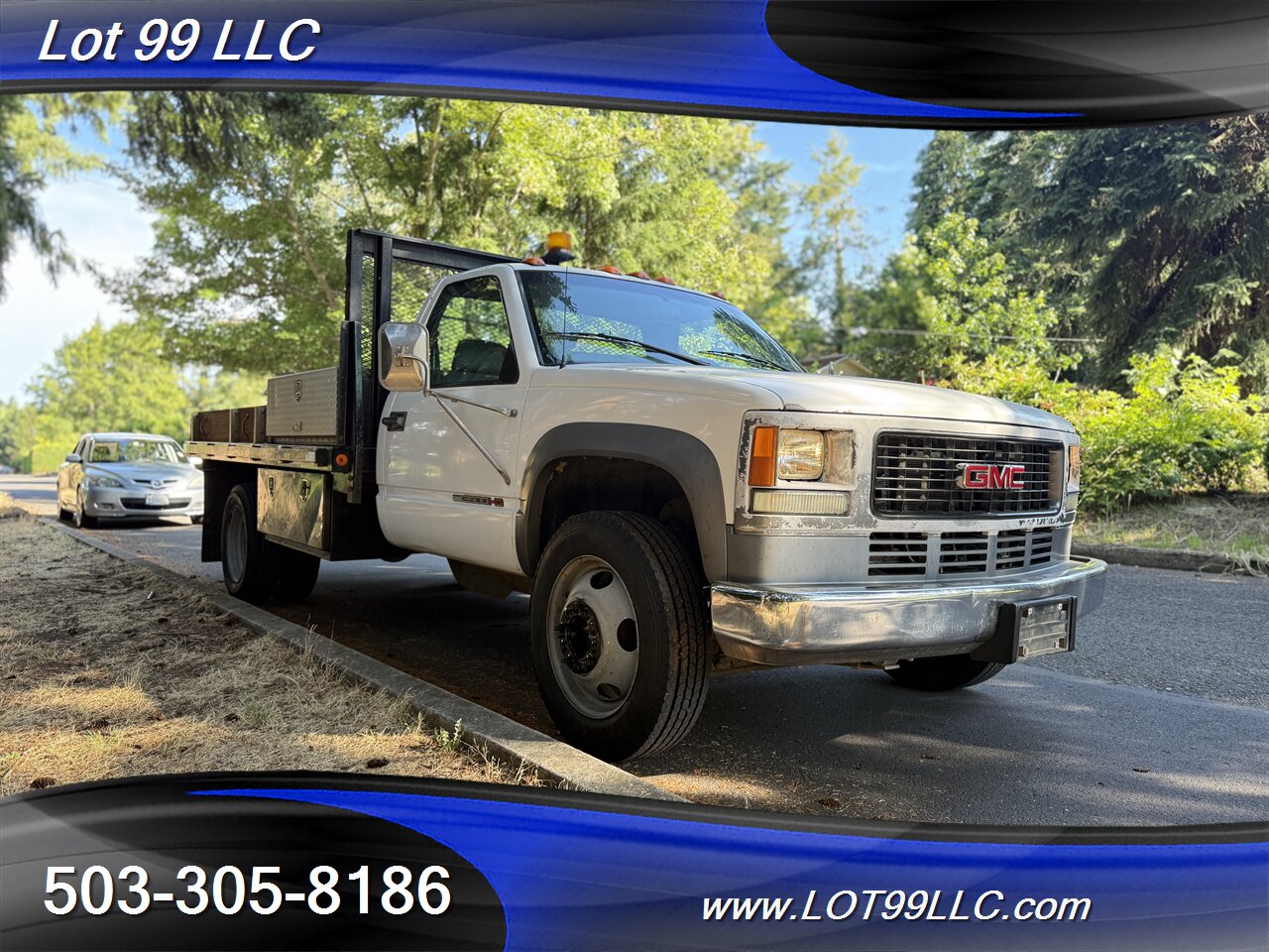 2002 GMC Sierra 3500 6.5 Diesel NEW TIRES Flat Bed Dually   - Photo 6 - Milwaukie, OR 97267