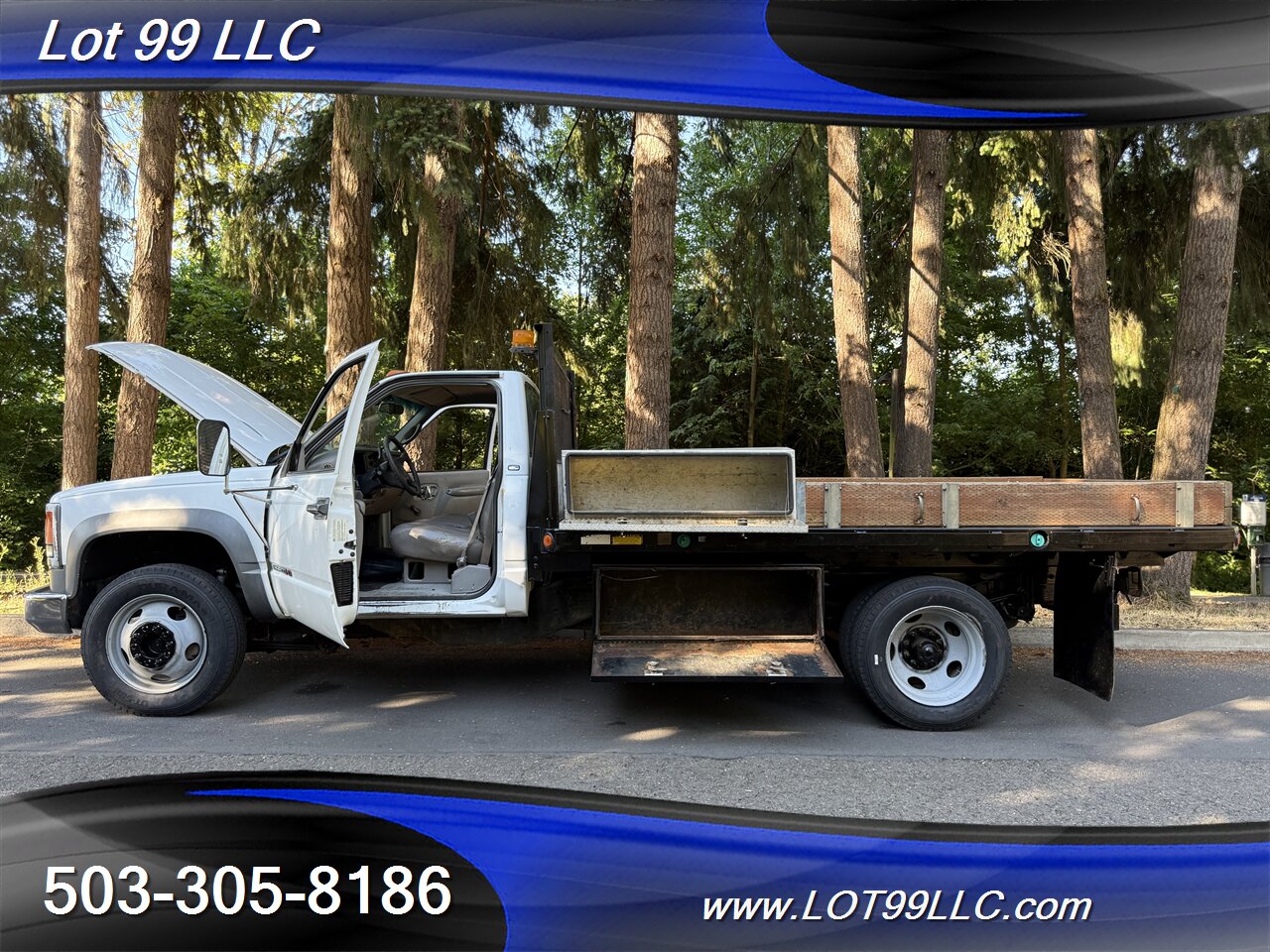 2002 GMC Sierra 3500 6.5 Diesel NEW TIRES Flat Bed Dually   - Photo 23 - Milwaukie, OR 97267