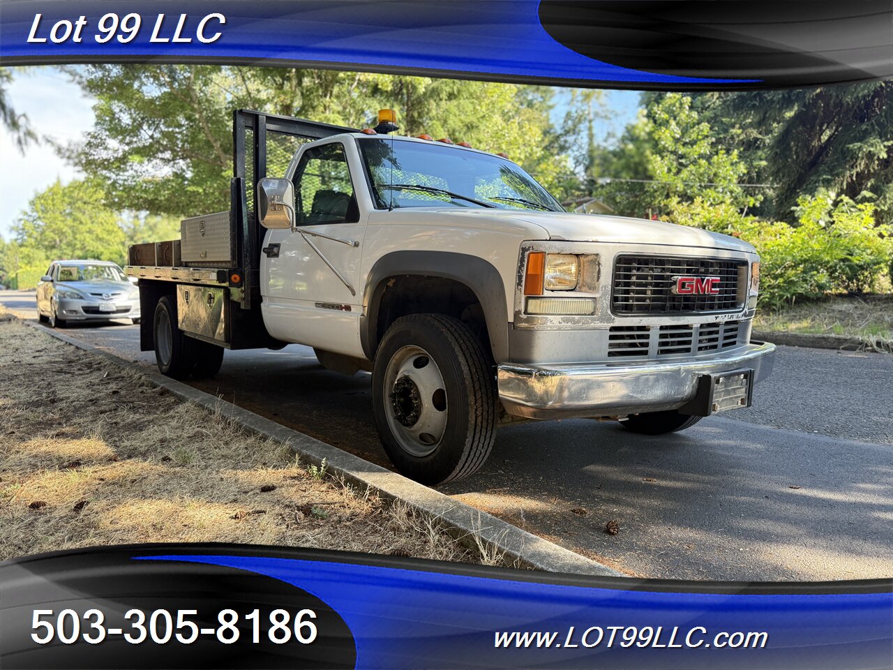 2002 GMC Sierra 3500 6.5 Diesel NEW TIRES Flat Bed Dually   - Photo 5 - Milwaukie, OR 97267
