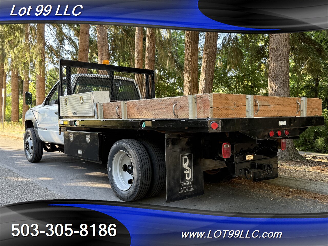 2002 GMC Sierra 3500 6.5 Diesel NEW TIRES Flat Bed Dually   - Photo 11 - Milwaukie, OR 97267