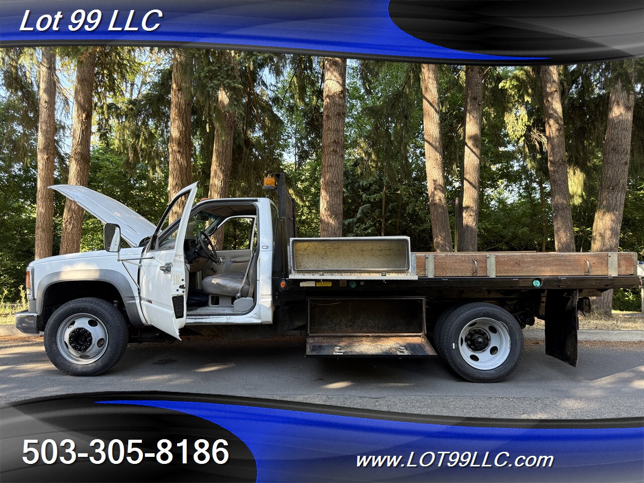 2002 GMC Sierra 3500 6.5 Diesel NEW TIRES Flat Bed Dually   - Photo 24 - Milwaukie, OR 97267