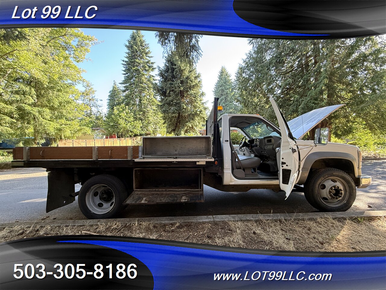 2002 GMC Sierra 3500 6.5 Diesel NEW TIRES Flat Bed Dually   - Photo 32 - Milwaukie, OR 97267