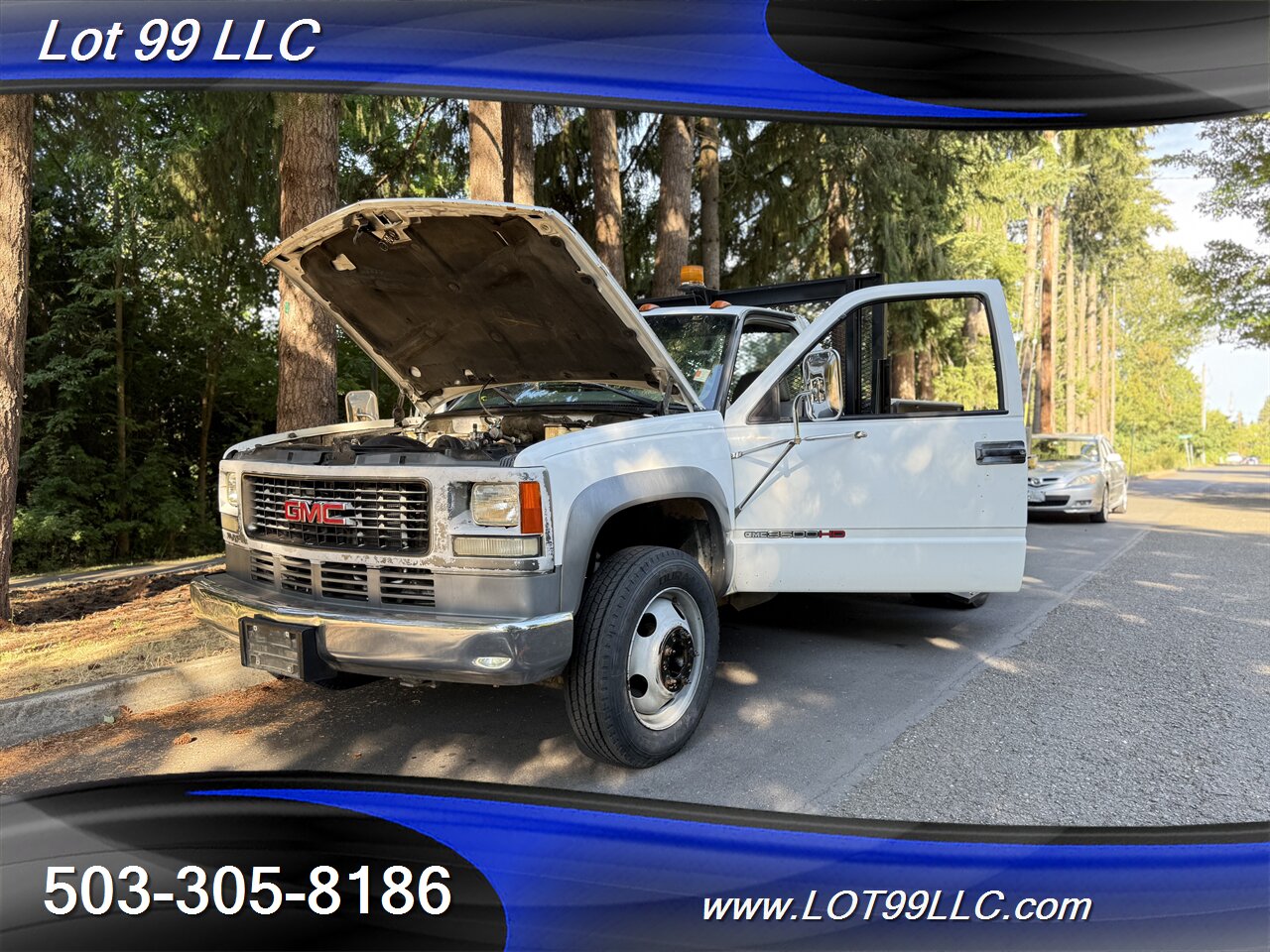 2002 GMC Sierra 3500 6.5 Diesel NEW TIRES Flat Bed Dually   - Photo 27 - Milwaukie, OR 97267