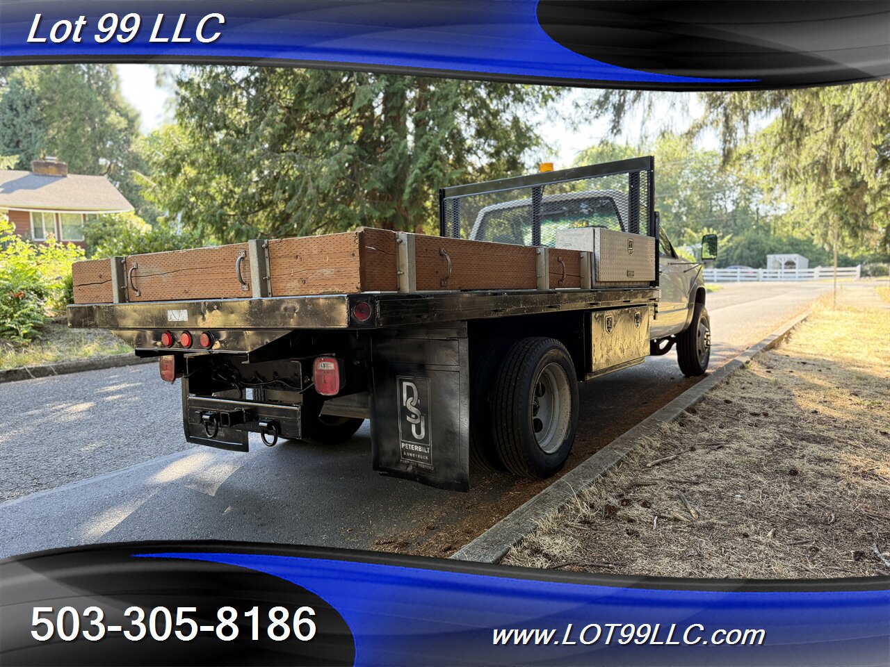 2002 GMC Sierra 3500 6.5 Diesel NEW TIRES Flat Bed Dually   - Photo 8 - Milwaukie, OR 97267