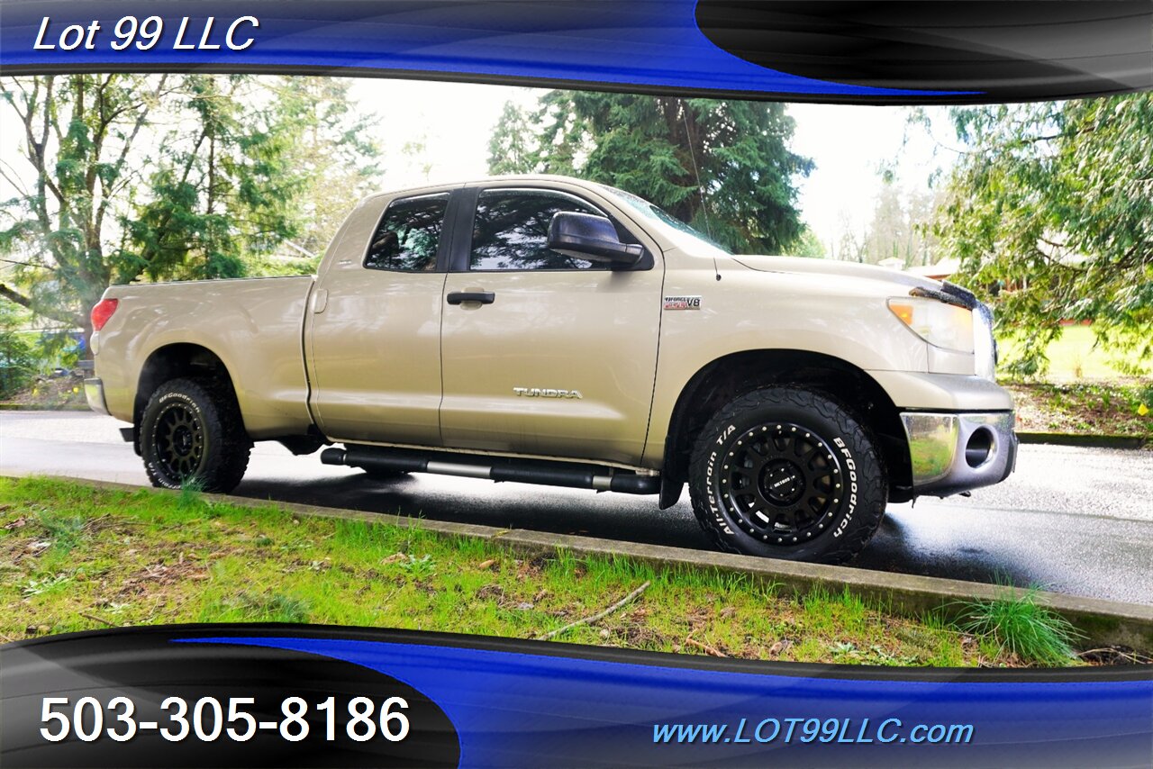 2008 Toyota Tundra SR5 4X4 Double Cab V8 5.7L Premium Wheels  BFG Off Road Tires Short Bed 2 OWNERS 57 Service Records - Photo 7 - Milwaukie, OR 97267