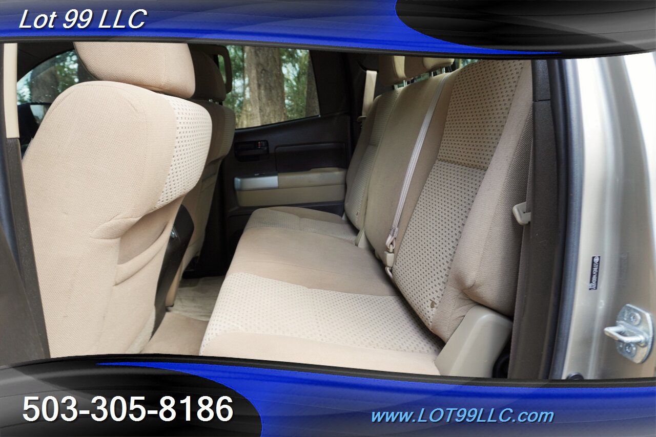 2008 Toyota Tundra SR5 4X4 Double Cab V8 5.7L Premium Wheels  BFG Off Road Tires Short Bed 2 OWNERS 57 Service Records - Photo 14 - Milwaukie, OR 97267