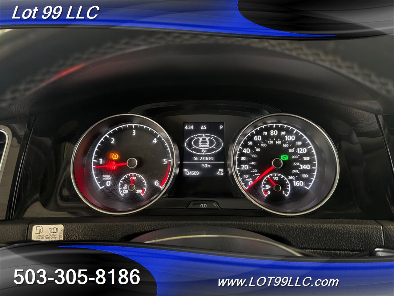 2015 Volkswagen Golf TDI S 134k ** Turbo DIESEL ** 43MPG Navi Leather  Fender Sound Backup Camera - Photo 10 - Milwaukie, OR 97267